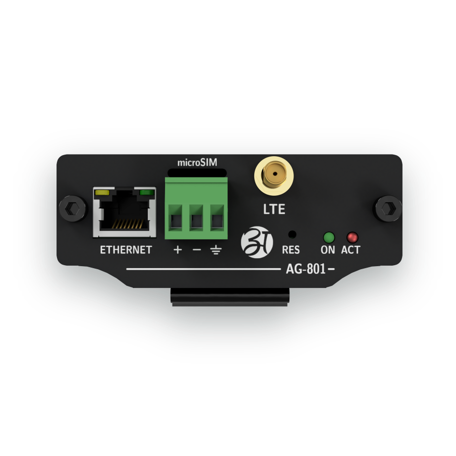 Modbus RTU gateway with LTE and GSM AG-801