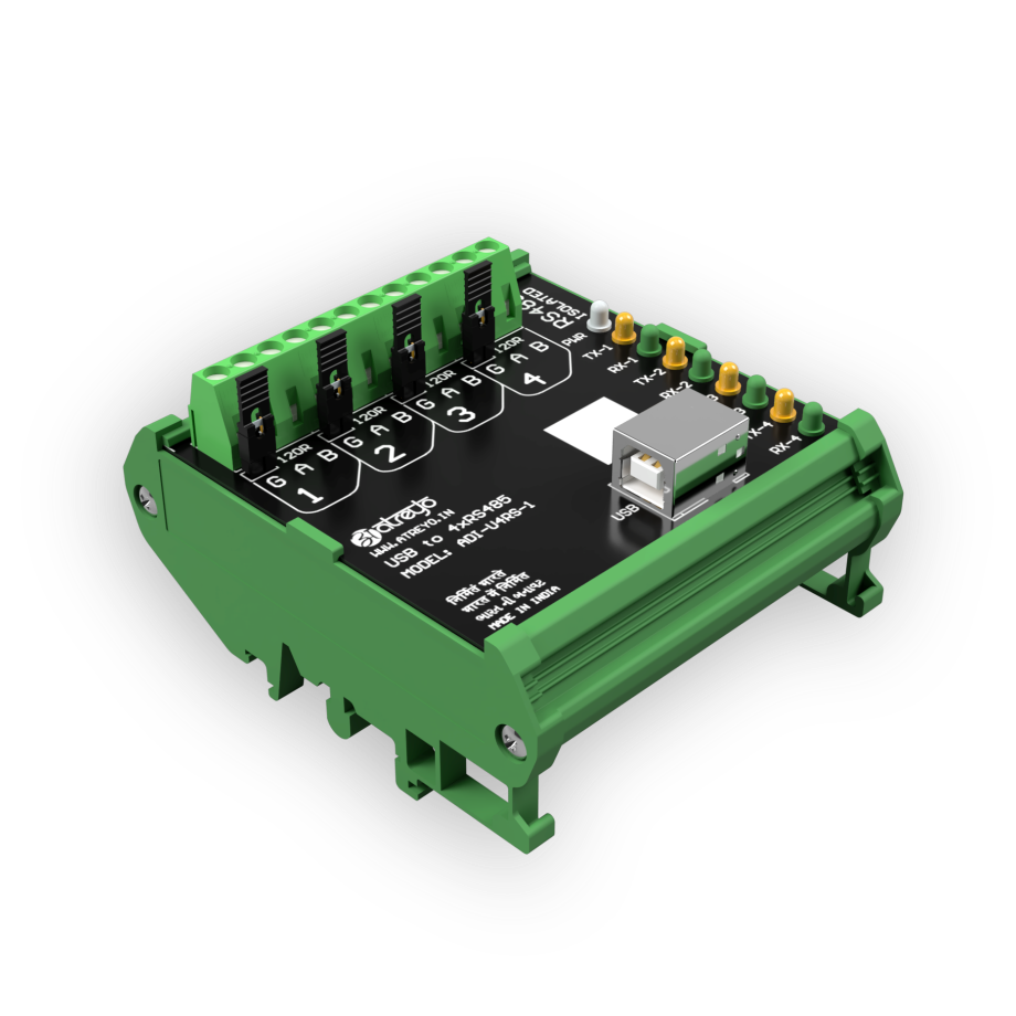 USB to 4 x RS485 isolated interface ADI-U4RS-1