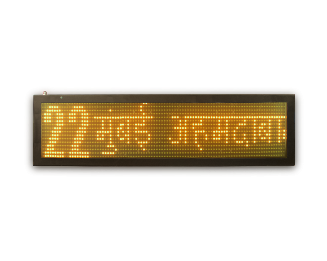 In bus passenger information display – side ABD-94