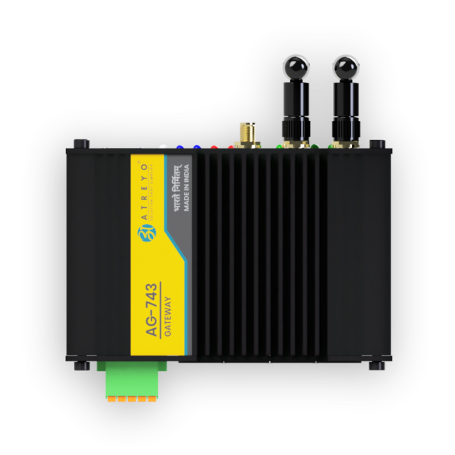 Cellular Industrial gateway / router with 4 ethernet