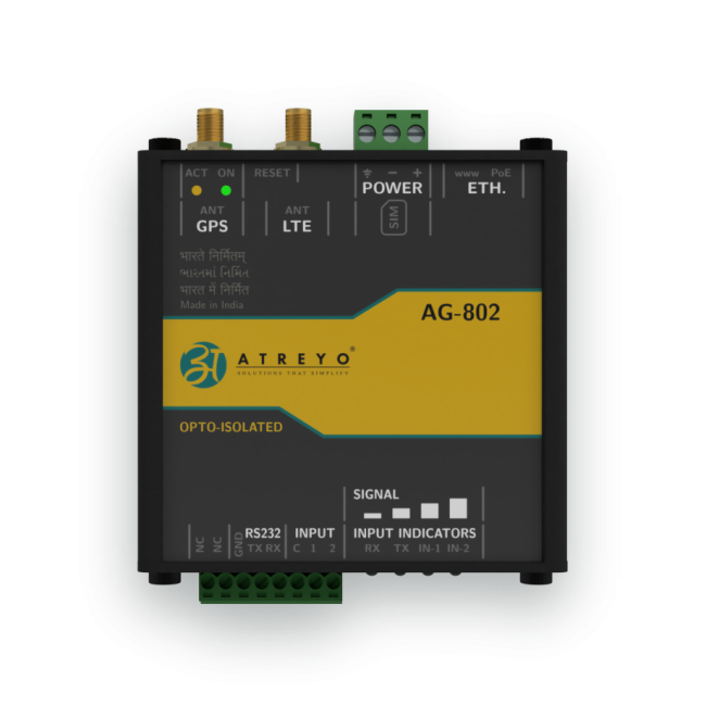 RS232 Gateway with data backup and LTE / GSM