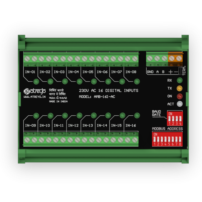 Input Extender with Modbus RTU AMB-16I-AC