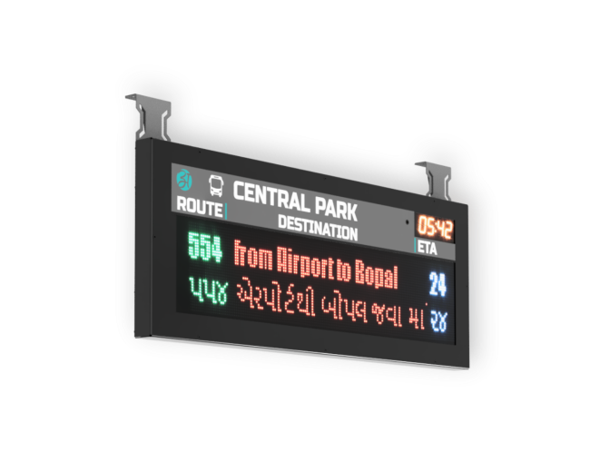 2 line Passenger Information Display APIS-160-2M