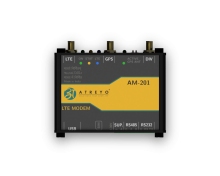 Industrial LTE modem with USB, RS232, RS485 AM-201